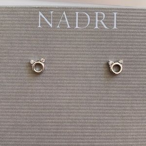Cat stud earrings